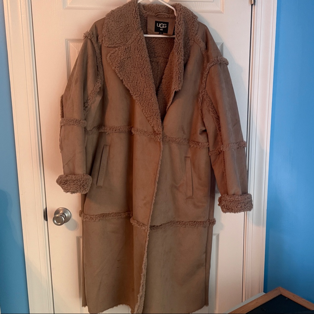 UGG women’s Brown Shearling Coat